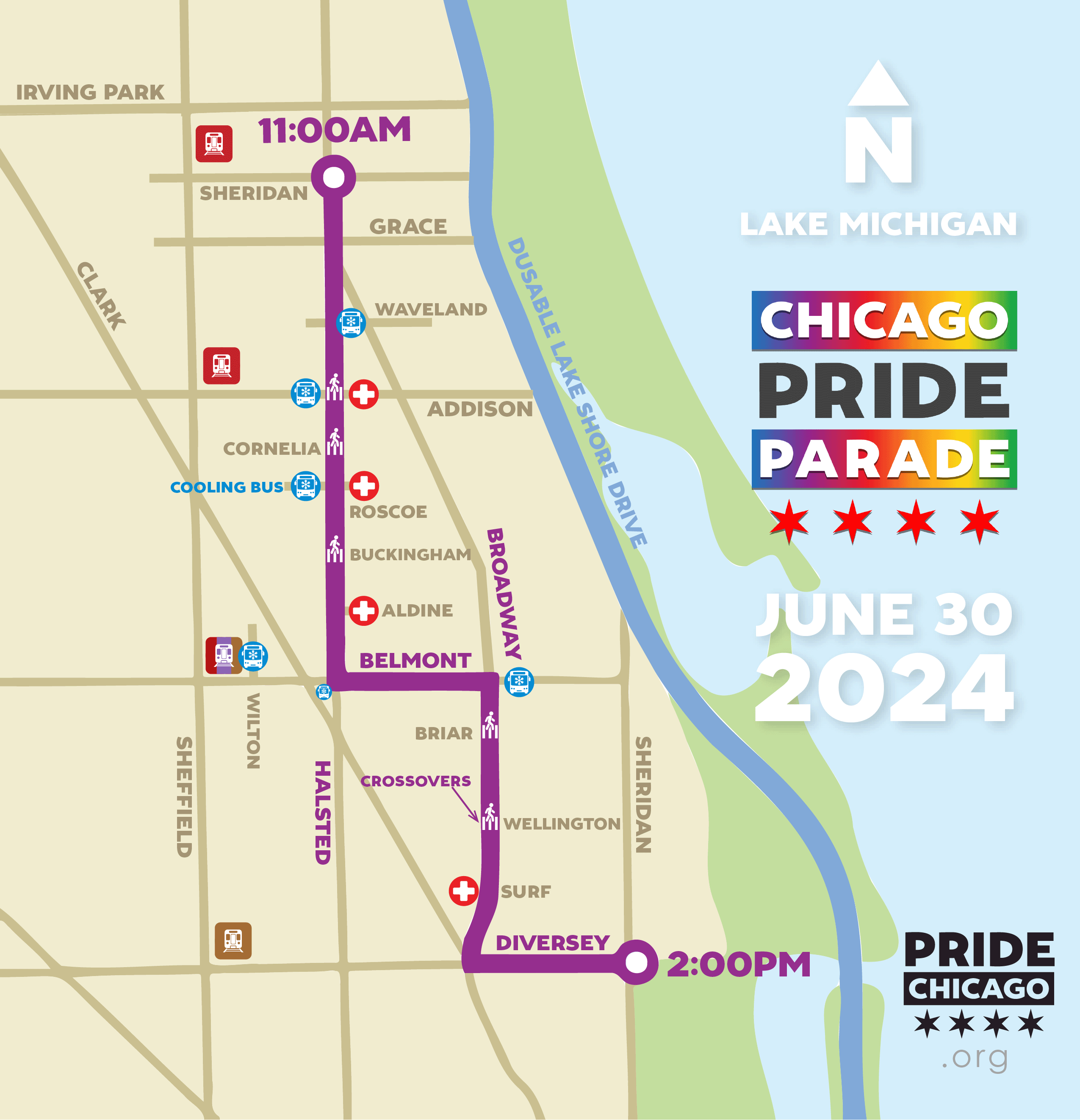 Chicago Gay Pride Parade 2024 Map